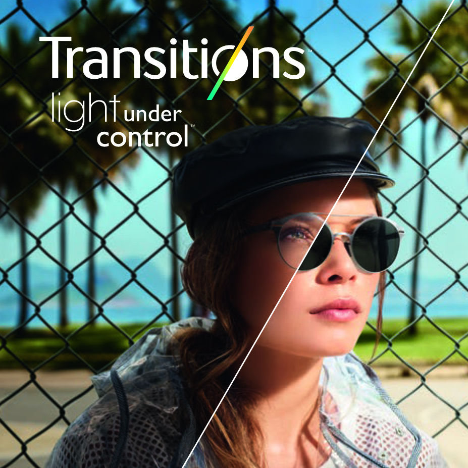 レンズ　メガネ　トランジションズ